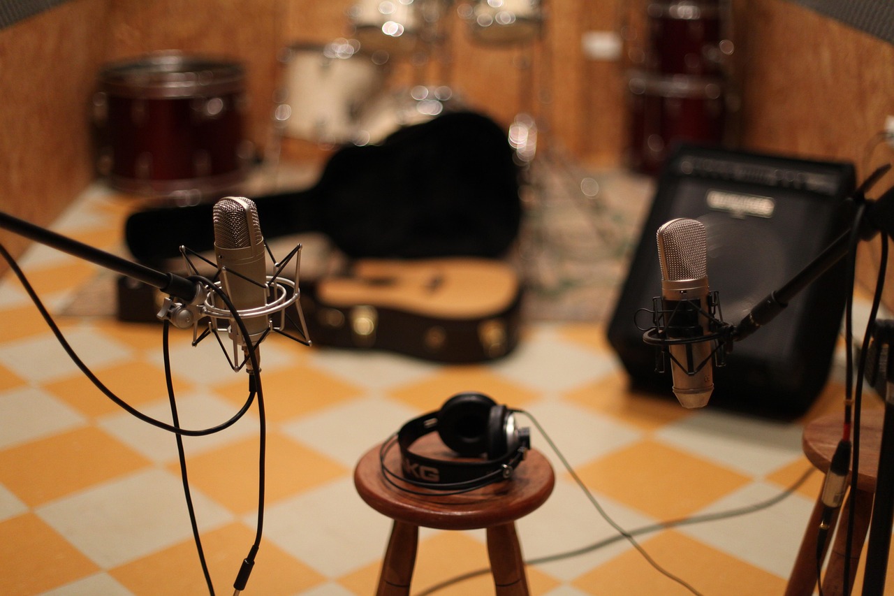 Bild eines Tonstudios