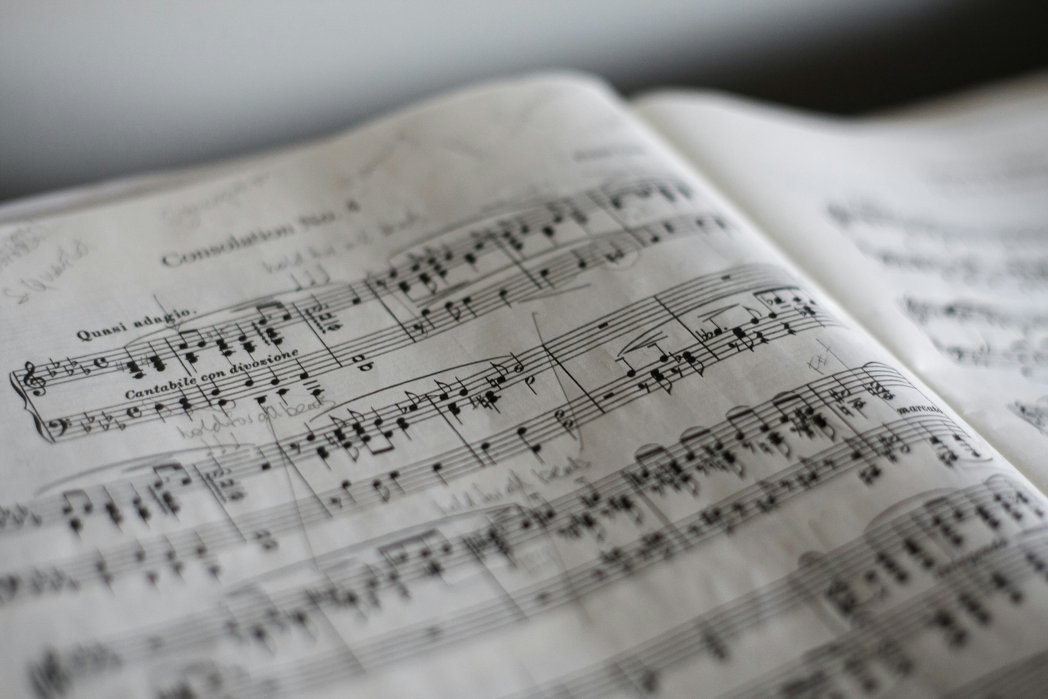 Musikblatt Noten
