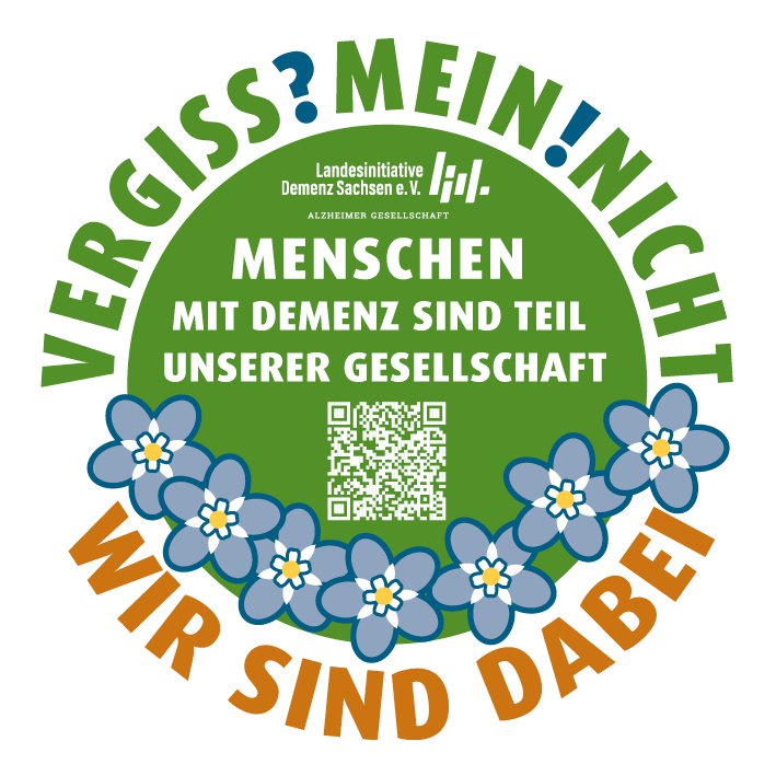 Aufkleber VERGISS?MEIN!NICHT-Aktion